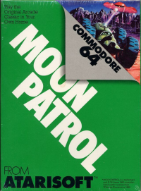 Moon Patrol Vic-20 US box art